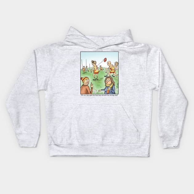 Footy Kids Hoodie by JedDunstan